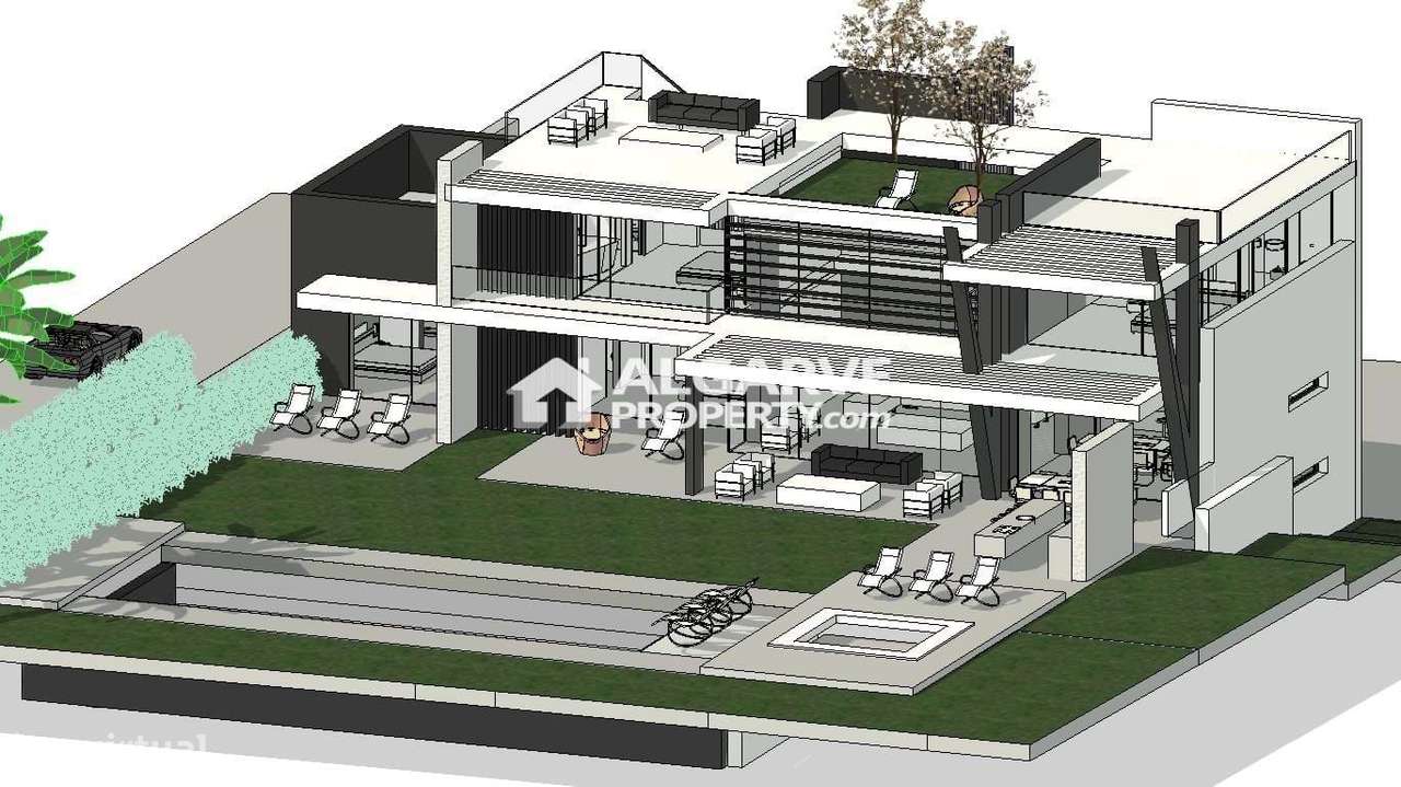 Fantástica moradia V4+1 em construção perto de uma zona comercial e do - Grande imagem: 2/7