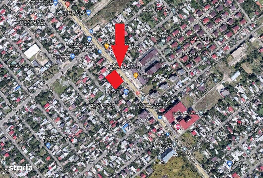 Teren intravilan CU- 1096 mp deschidere 28 m la bulevard, Doi Cocosi - Imagine principală: 4/7