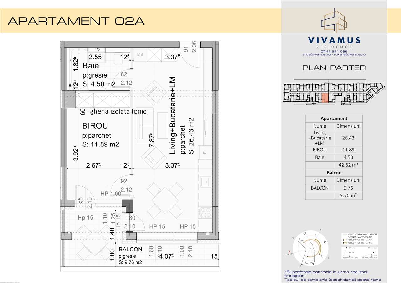 Studio, 43 mp + min. 3 mp balcon, bloc in executie, aprilie 2027-15