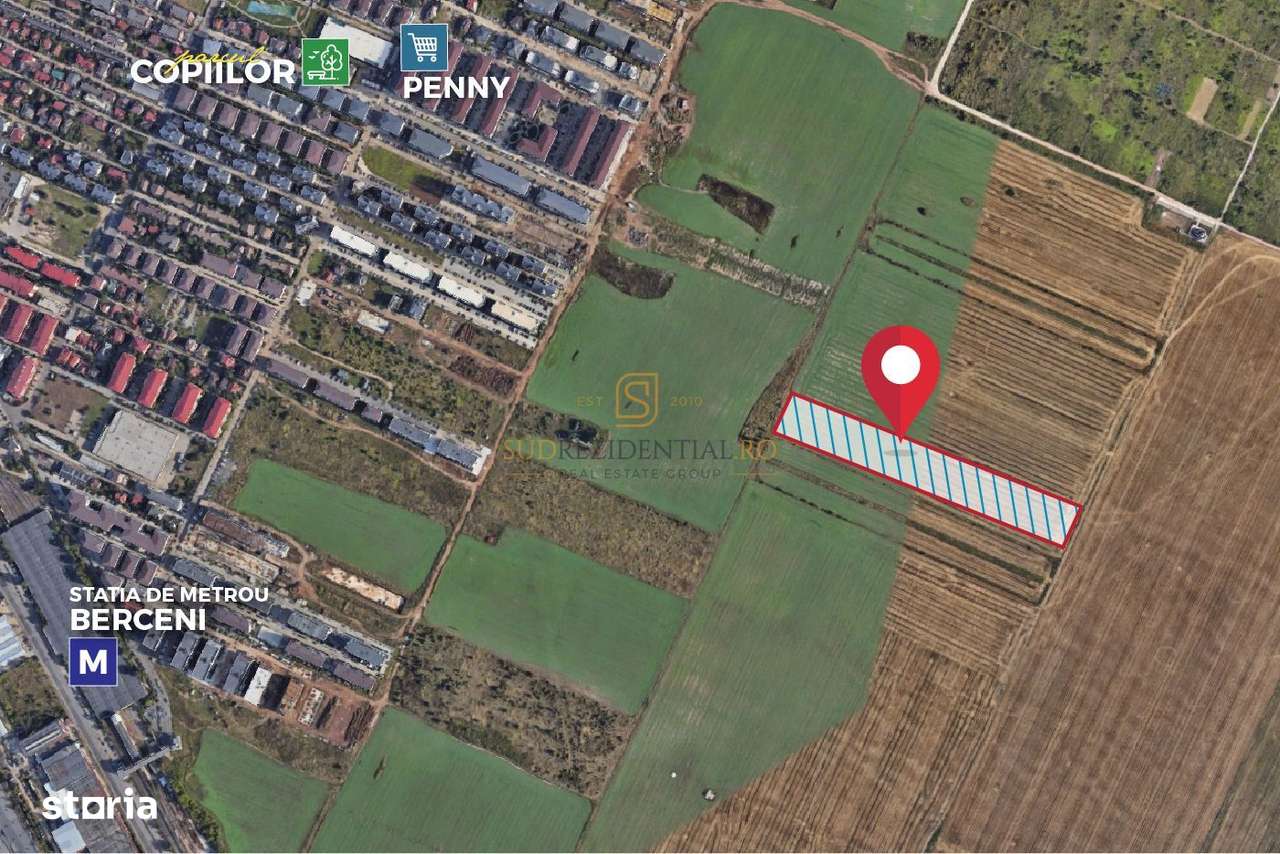 Lot de teren, Popesti-Leordeni, metrou Berceni, ideal investitie - Imagine principală: 4/6