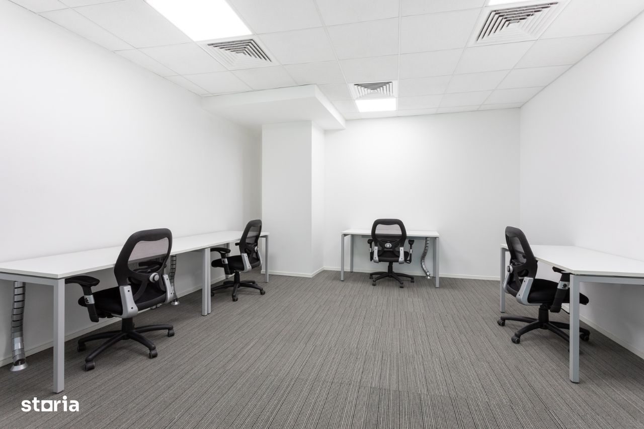 Spațiu de birou privat pentru 4 persoane în Regus City Centre