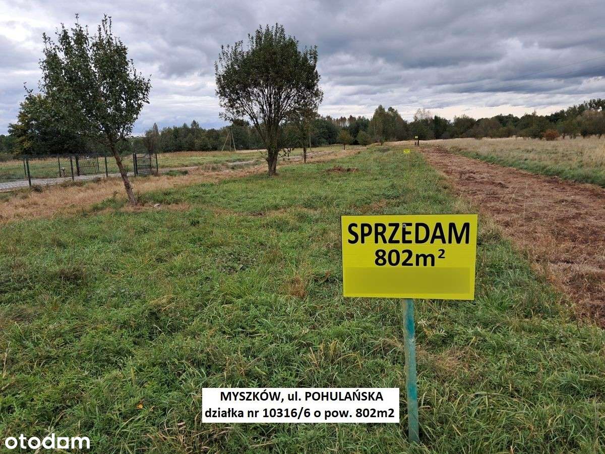 Sale - 10% Myszków działka budowlana (plan) 802m2 cena tylko 88.900zł-16