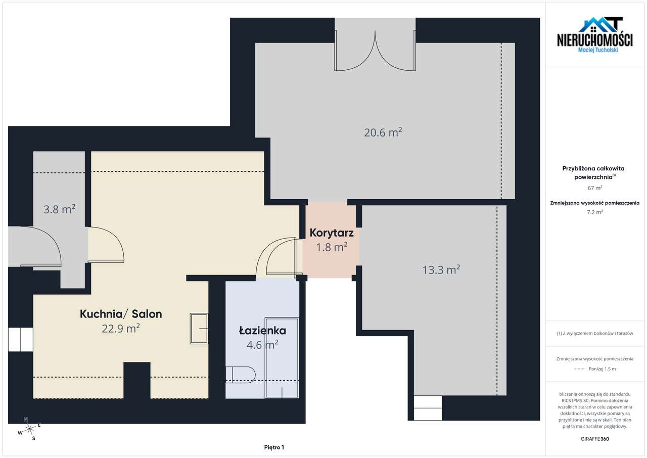Przestronny dom z garażem przy lesie, Obrowo-17