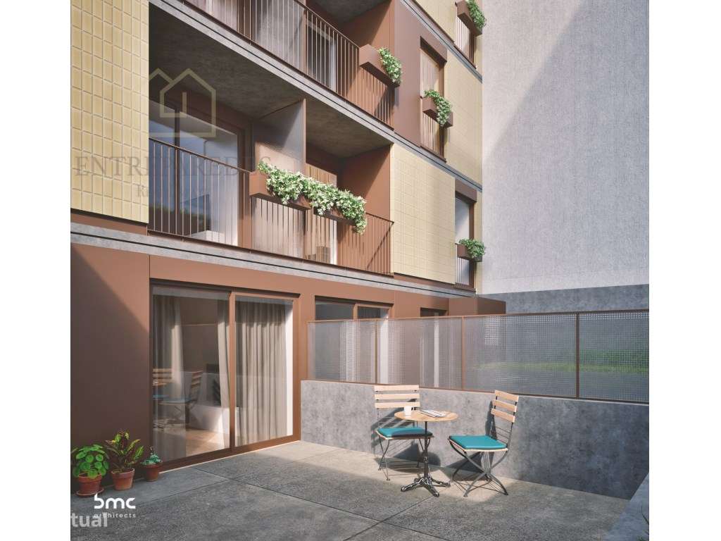 Apartamento T1 com terraço e arrumo, num prédio com cowork e lounge... - Grande imagem: 4/15