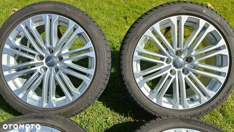 Felgi koła aluminiowe Audi A4 B8 B9 8.0Jx18H2 ET31 + opony Pirelli Sottozero 3 245/40 R18 zimowa - 6