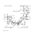 Carlig de remorcare pentru Suzuki SX 4 - 4WD, 3/5usi - 4x4 - sistem semidemontabil -cu suruburi  din 2006 - 6