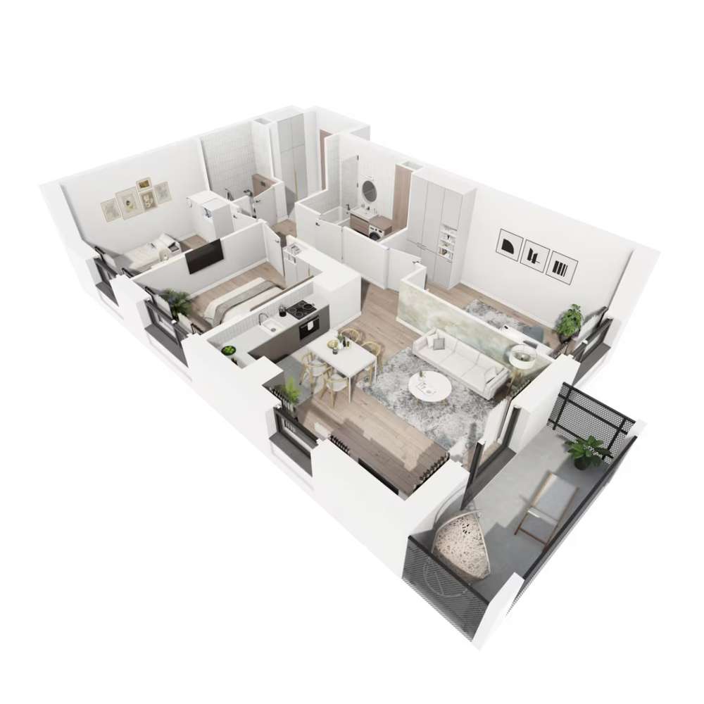 JASNE Dwustronne 3 lub 4 pokoje - 73m JEŻYCE-3