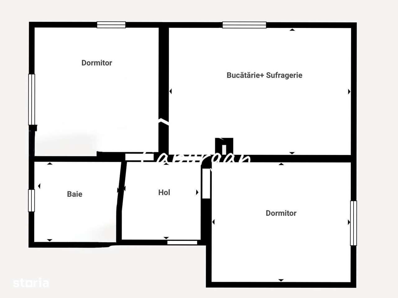 Apartament cu curte 66mp, 2 locuri de parcare, mobilat, Arhitectilor-18