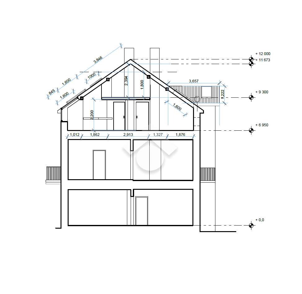 Strych do adaptacji - 2 mieszkania - ŁAGIEWNIKI-5