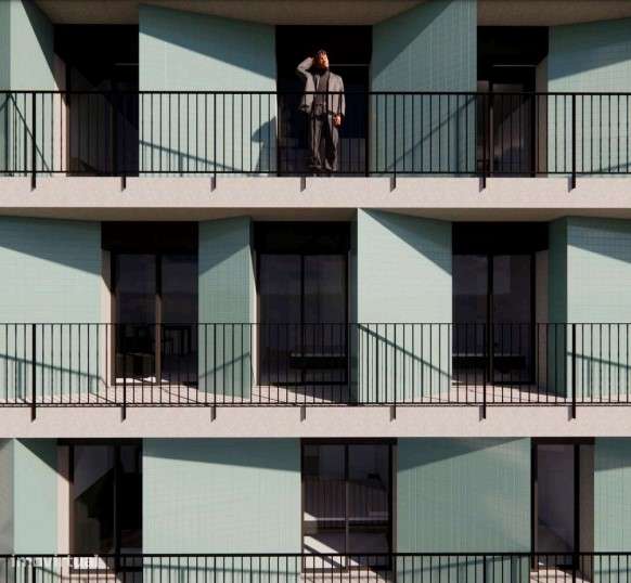 Apartamento T0 com garagem e elevador em Paranhos-1