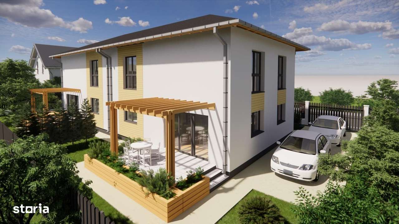 Case duplex, spre vanzare, in cart. rezidential nou - Imagine principală: 3/12