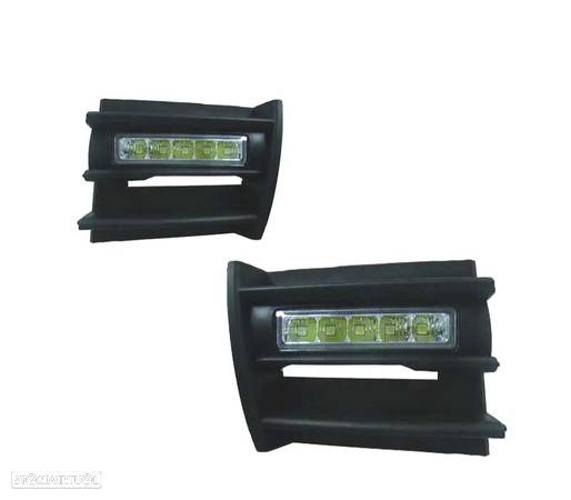 GRELHAS LUZ DIURNA LED PARA SKODA OCTAVIA 04-08 - 1