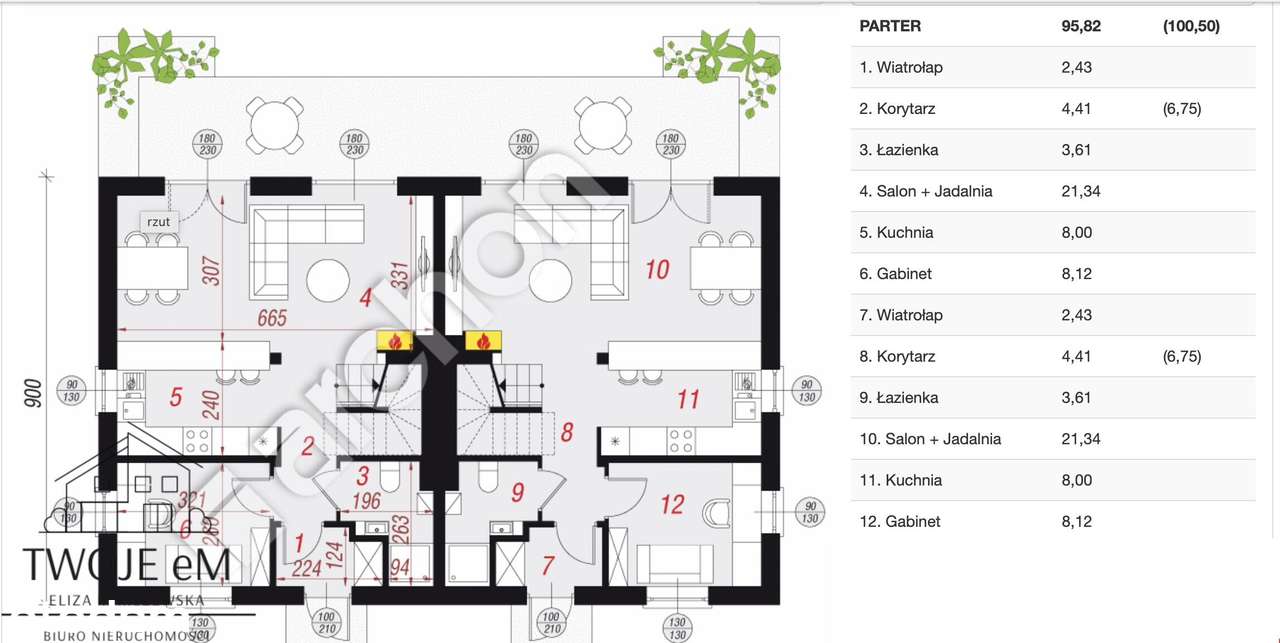 Rozpoczęta inwestycja-bliźniak-duża działka-10