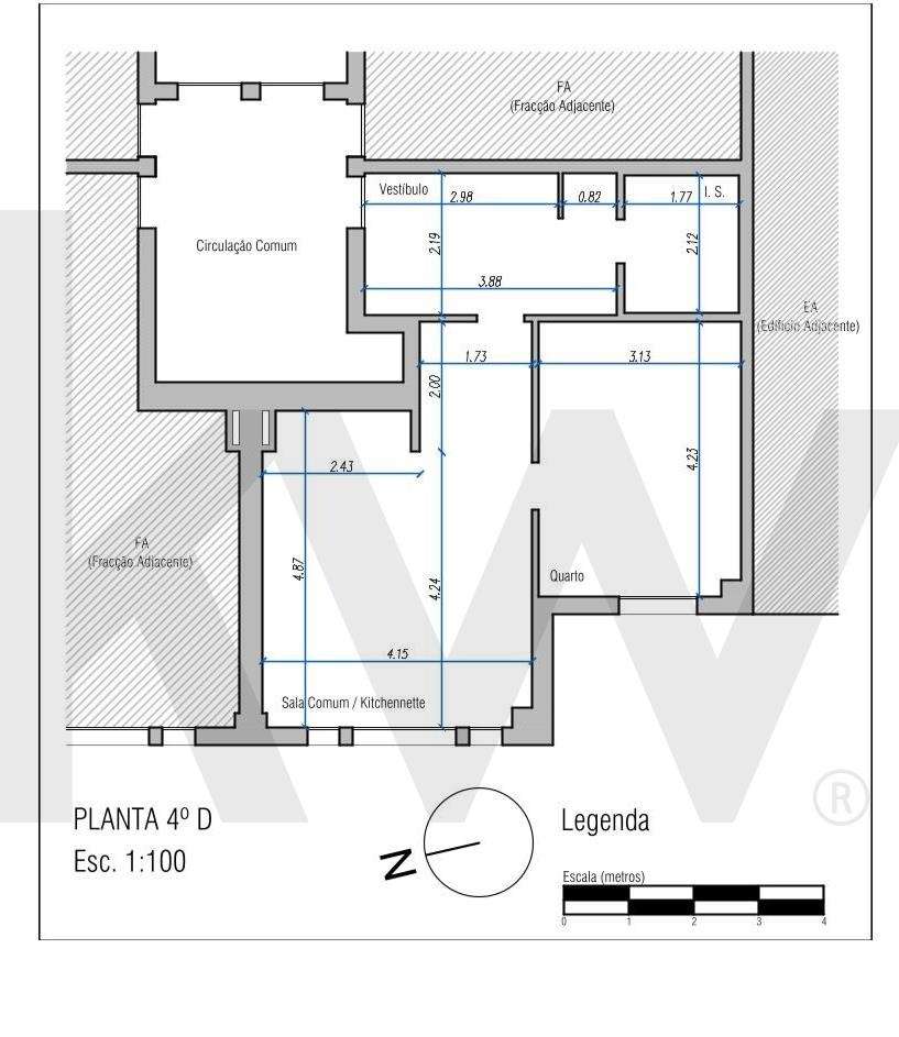 T1 para Arrendamento – Picoas (50 m2) | Garagem | Elevador | Junto ao - Grande imagem: 3/3