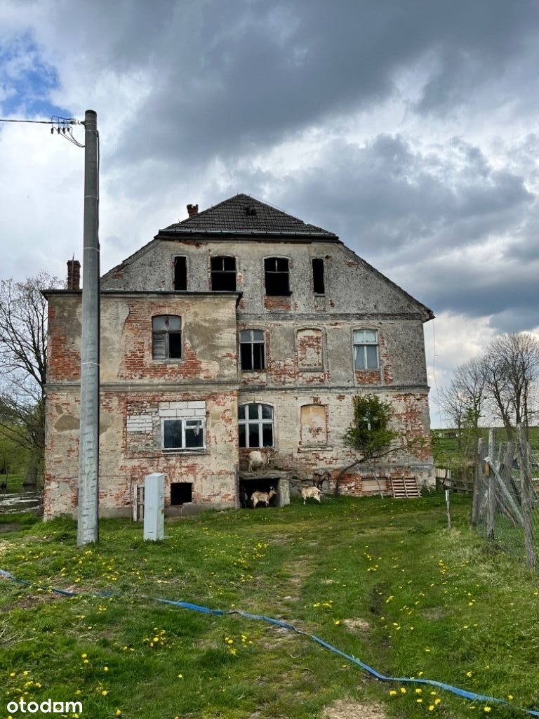 Stary młyn nad rzeką w pasie nadmorskim