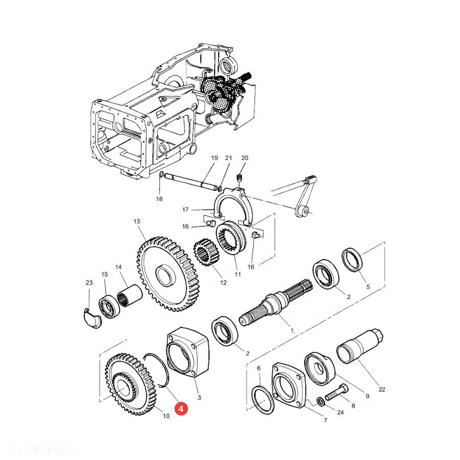 Pierścień oring Massey Ferguson 359200X1 Oryginał - 3