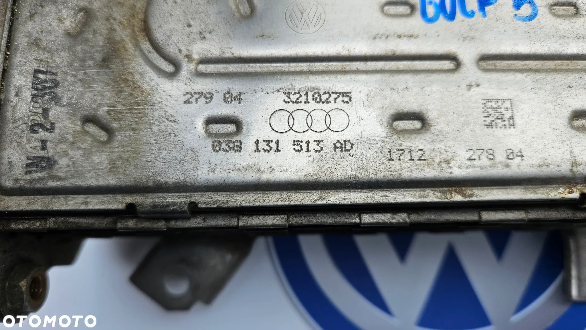 VW Golf 5 V 1.9 TDI BKC Zawór EGR Chłodniczka spalin 038131513AD - 3