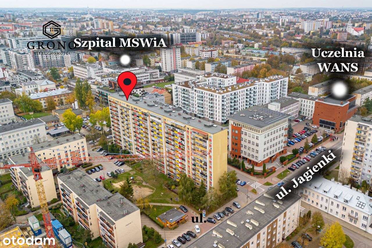 Na sprzedaż! 1 piętro, 2 pokoje + kuchnia, 48,6m2,-16