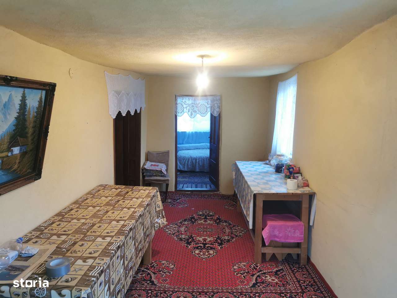 Casă din cărămidă, 6 camere, teren 7000mp, acces asfaltat-5