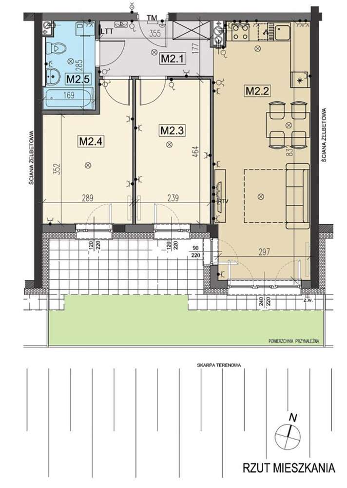 Nowe Centrum Września F1.M2 - Pełny obrazek: 1/6