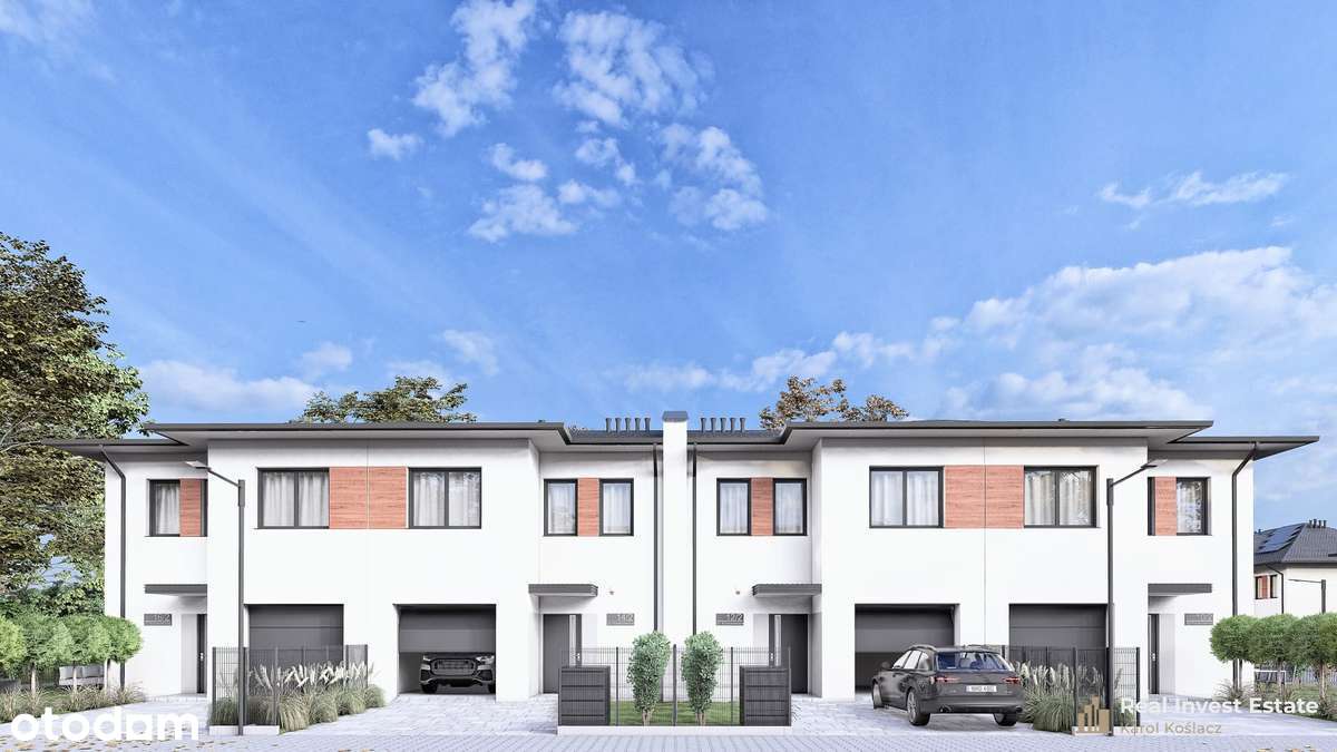 Piękne domy w zabudowie bliźniaczej Kajetany gm. Nadarzyn 2 ETAP-3