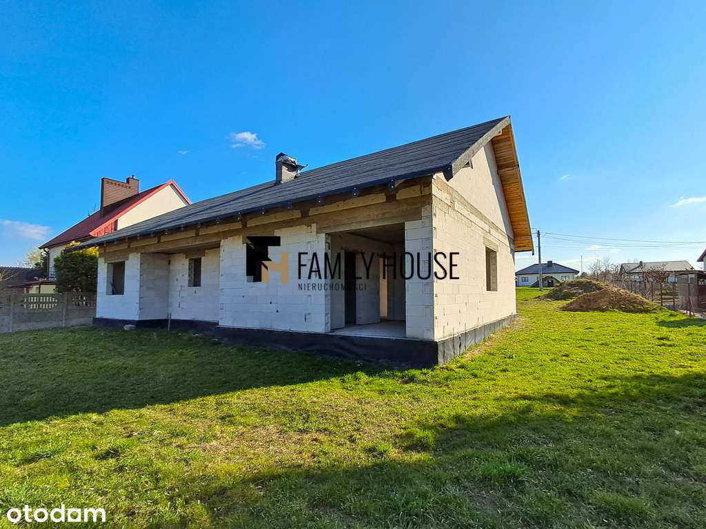 Dom 140 m2 w stanie surowym działka 56 arów! Gadka - Pełny obrazek: 5/17