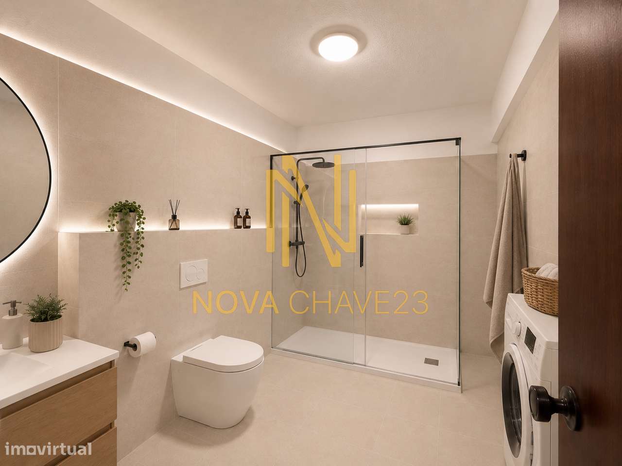 Apartamento T1 na Rinchoa | Cozinha e Sala em Open Space-21