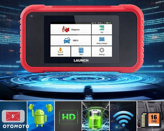 TESTER DIAGNOSTYCZNY OBD2 LAUNCH CRP129E FULL PL - 6