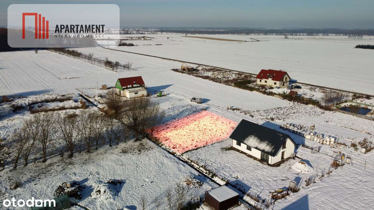 Działka k. Trzebnicy z gotowymi mediami! 902 m2!-0