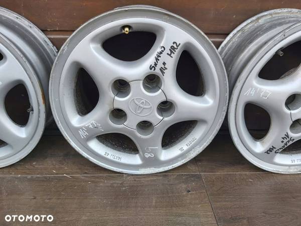 Toyota MR2 SW20 alufelgi 14 5x114,3 oryginał - 5