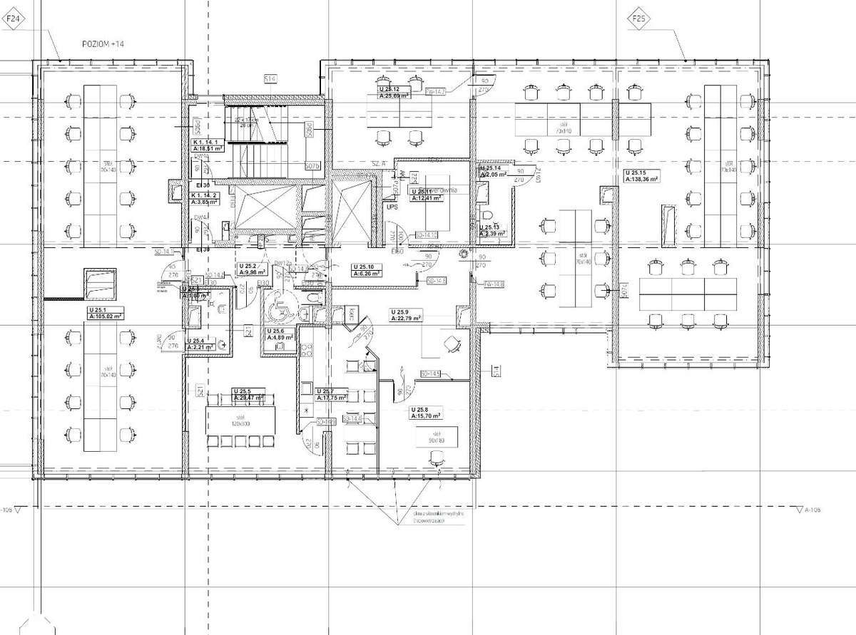 Lokal biurowo - usługowy wynajem 380,25 m2 - Pełny obrazek: 4/13