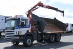 Scania P 340 / 6x4 / BASCULANTE + HIDROBOARD / + HDS ATLAS 125 / MANUAL / Import - 5