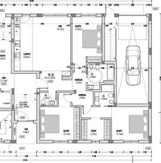 T3 novo em construção com parqueamento.