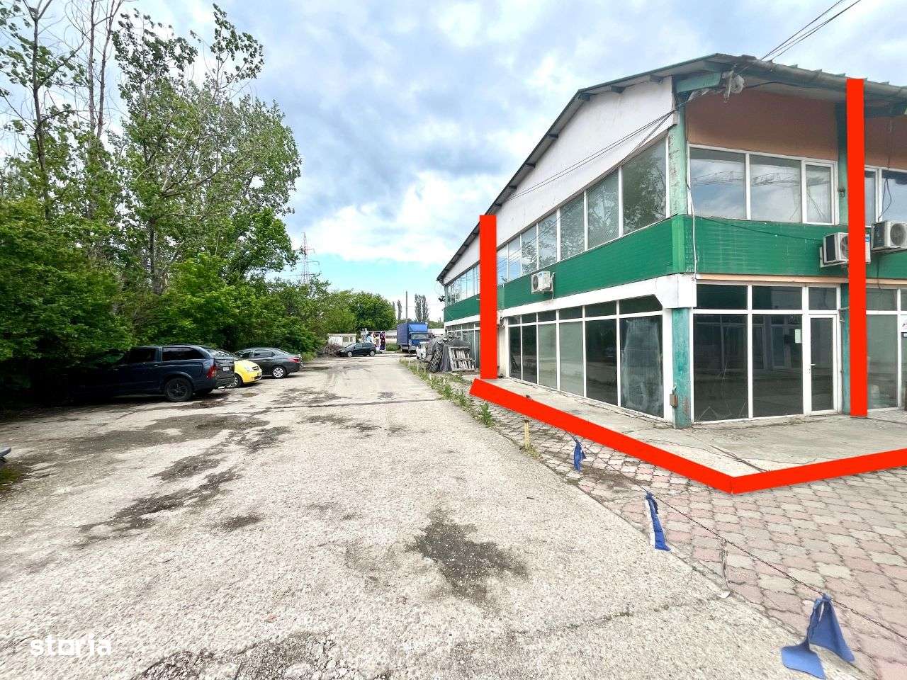 Spatiu comercial 75mp | Vitrina 14m | 40mp teren-6