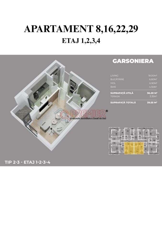 Popesti Leordeni - Drumul Fermei - Garsoniera - SUPER OFERTA - Imagine principală: 4/18