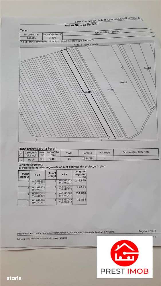 De vanzare teren intravilan 3400 mp , Mureseni, Targu Mures - Imagine principală: 2/5