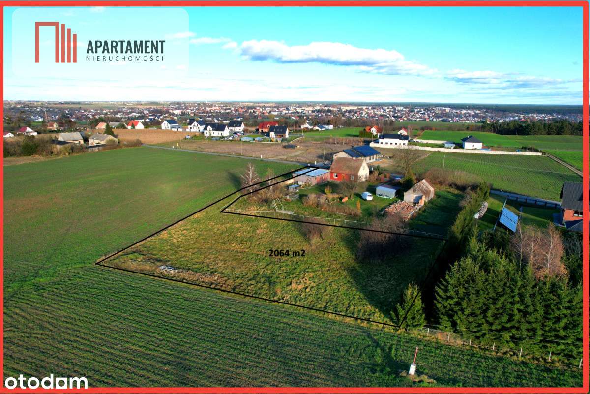 Duża ładna działka budowlana blisko miasta!! - Pełny obrazek: 1/10