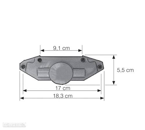 CONJUNTO CAPAS TAMPAS LOOK BREMBO PINÇAS TRAVÃO TRASEIRAS VERMELHAS - 2