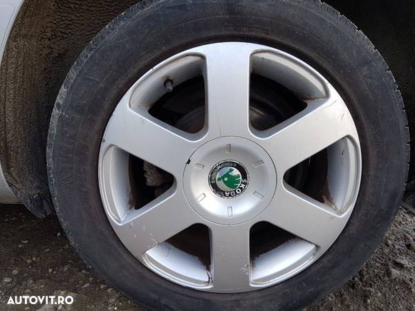 Set 4 Jante Aliaj R15 5x112 Skoda Octavia 2 2004 - 2013 205/55/16 - 2