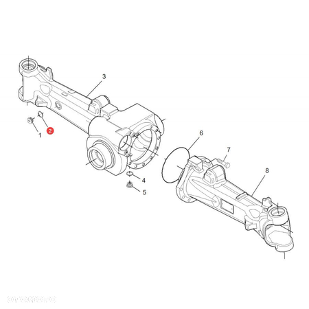 Podkładka uszczelniająca Massey Ferguson X540007678000 Oryginał - 3