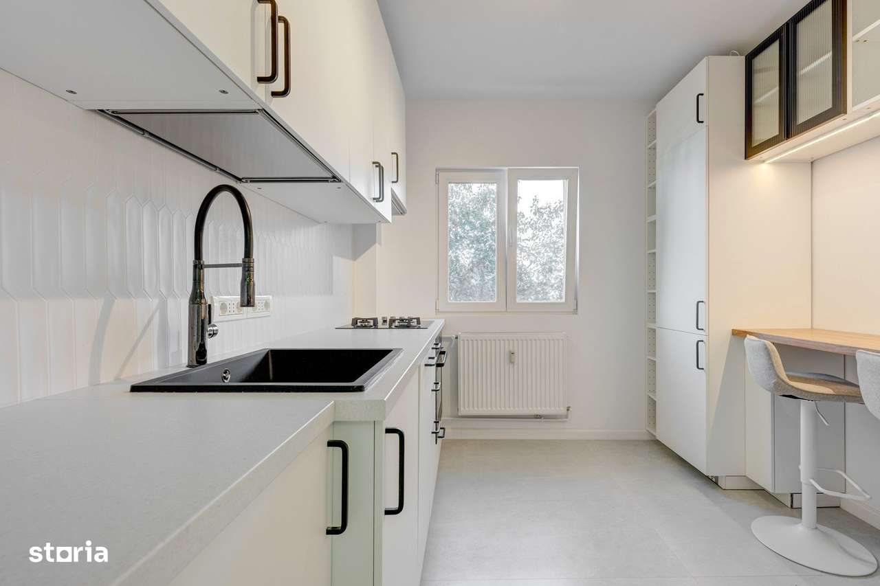 Apartament 3 camere, zona Floreasca, luminos si complet renovat