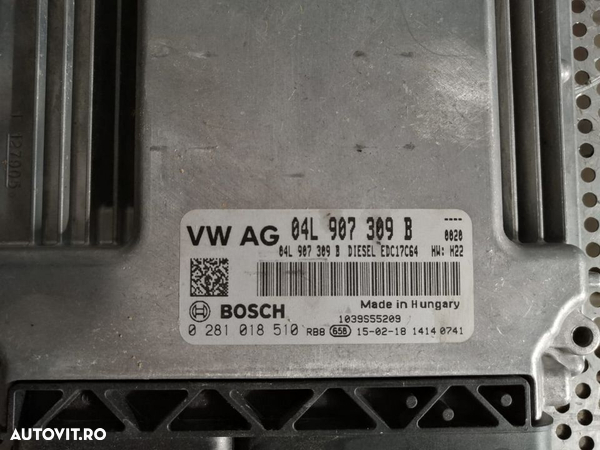 Calculator Motor Ecu VW Golf 7 VII Passat B8 Seat Skoda 1.6 Tdi Euro 5 CLH CRC CXX - 4