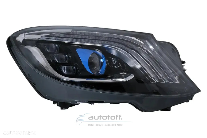 Faruri Full LED compatibil cu Mercedes S-Class W222 Semnal Dinamic (2013-2017) Facelift Design - 2