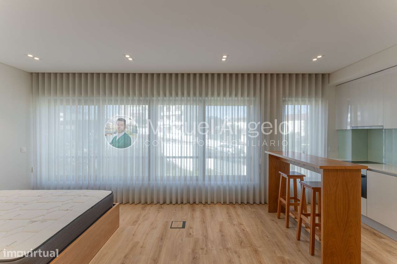 Arrendamento Antas Park Porto T0 2ºpiso - condomínio fechado - Grande imagem: 4/14