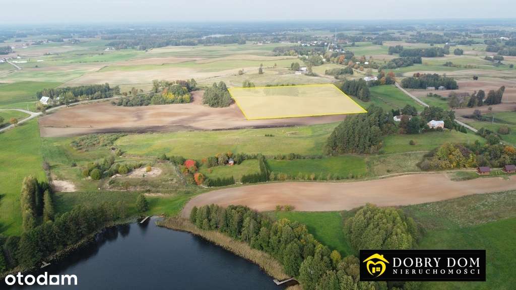 Piękna działka rolna 4,1 ha nad jeziorem-gmina Giby-0
