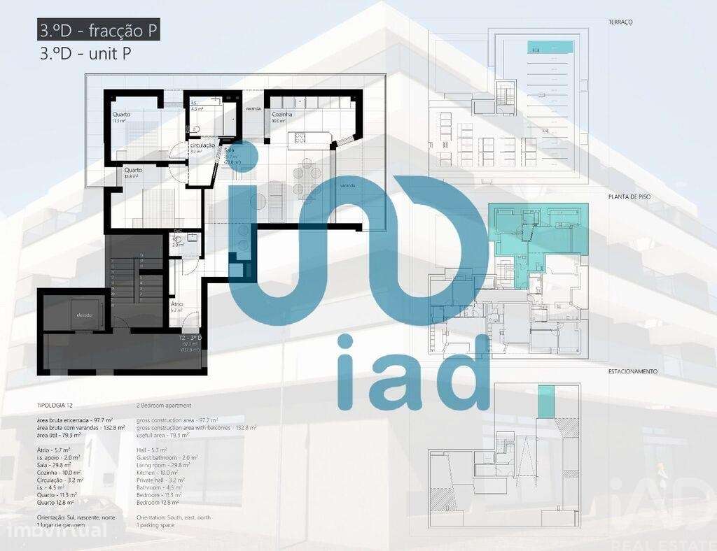 Apartamento T2 em Quelfes de 133,00 m2 - Grande imagem: 4/4