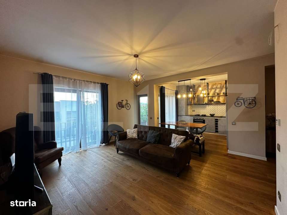 Apartament de lux in vila cu 3 camere, 2 bai, 79 mp, garaj, in Gruia - Imagine principală: 2/9