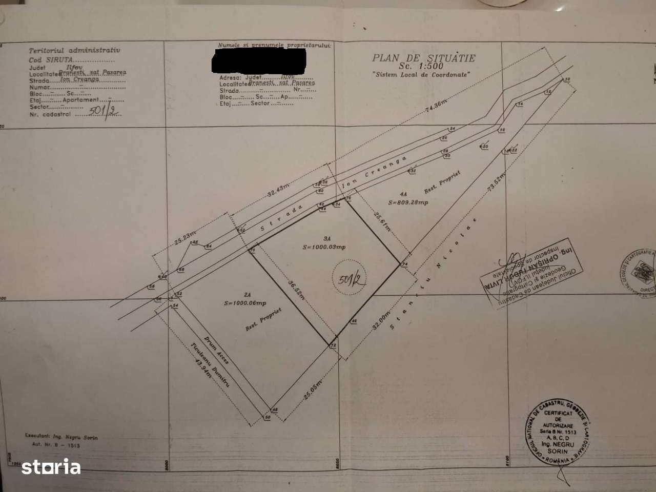 OPORTUNITATE! - Teren intravilan 2800mp sat Pasărea com Brănești ILFOV-6