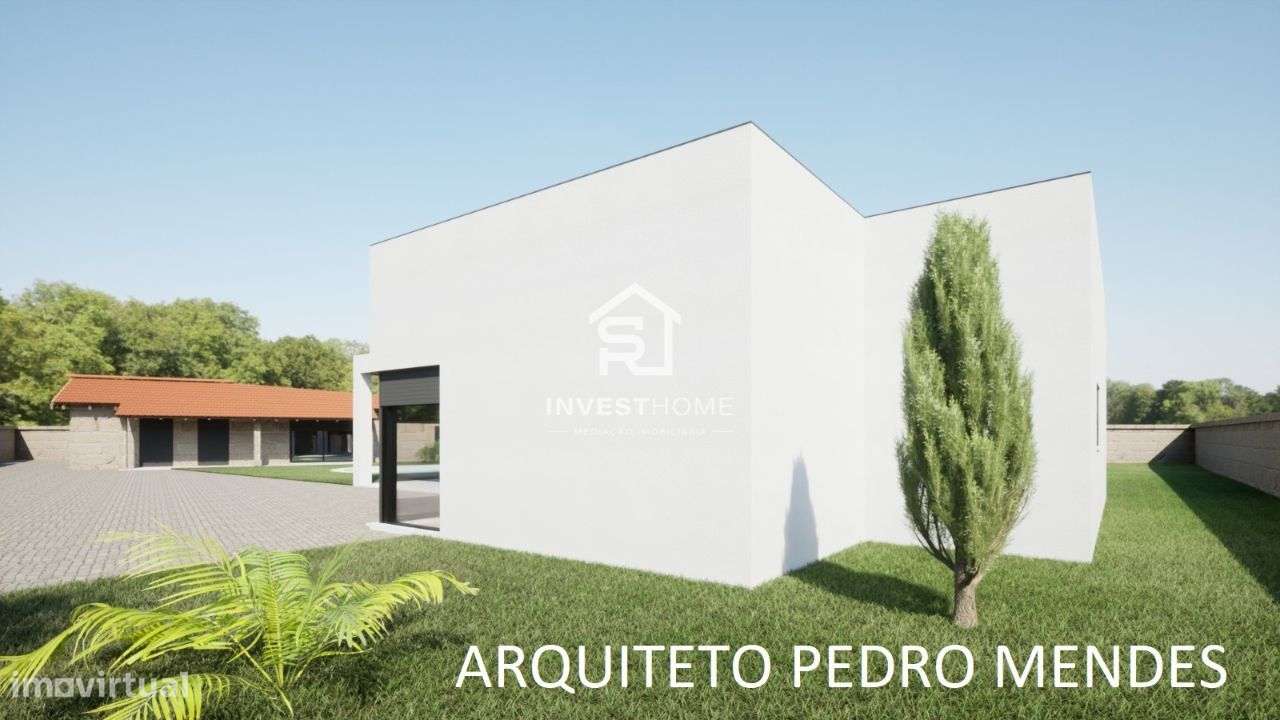 Moradia Térrea T3 | Nova | Piscina | Projeto Chave na Mão - Grande imagem: 2/6