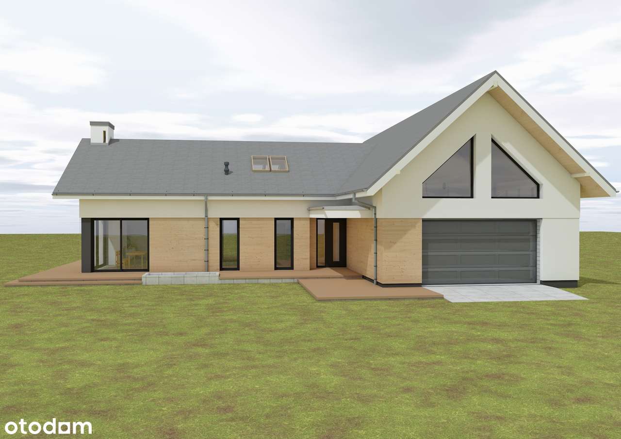 Działka budowlana z projektem i pozwoleniem na budowę.-4